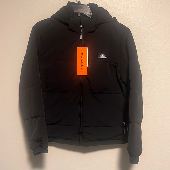 Bearded Goat: Black Puffy Full Zip Winter Jacket: : Medium: NEW WITH TAG - Picture 1 of 6